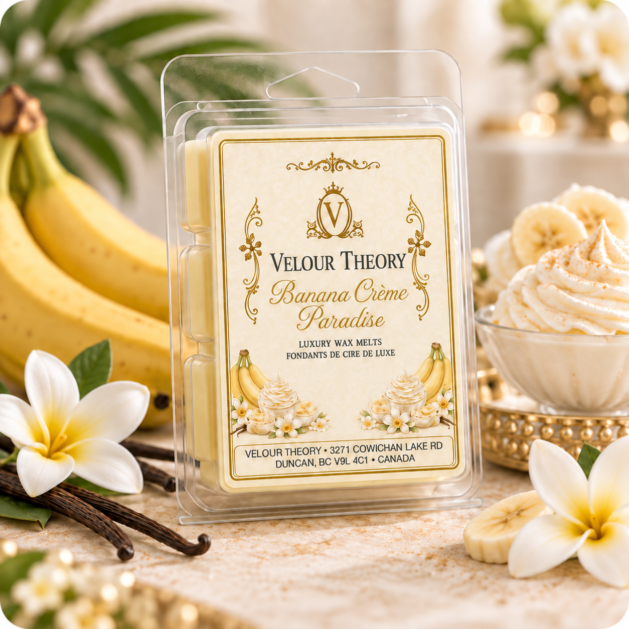 Banana Crème Paradise wax melt